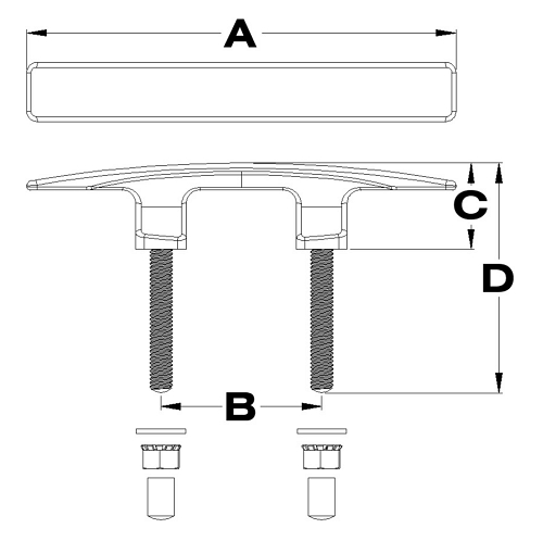 Futura Cleats, Stud Mount 2