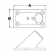 45° Rectangular Rail Bases