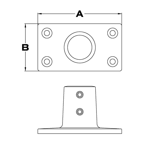 90° Rectangular Rail Bases 2