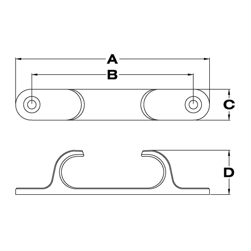 Straight Bow Chocks 2