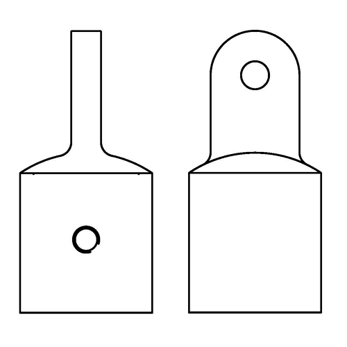 Top Caps, with Set Screw 2