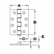 Square Edge Hinges