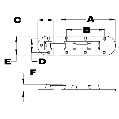 Barrel Bolts, SS 2