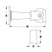 Magnetic Door Catches, Extended Base