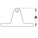 40° Angled Base Deck Hinges