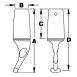Laydown Female Removable Top Fittings