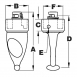 Square Female Removable Top Fittings