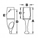 Round Female Removable Top Fittings