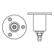 Flush Mount Flag Pole Sockets