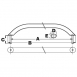Deluxe Grab Handles, Stud Mount