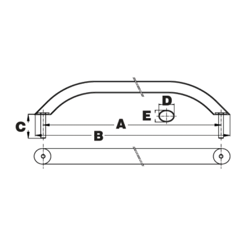 Grab Handles, Stud Mount 2
