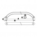 Grab Handles, Stud Mount