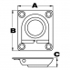 Flush Lift Rings, Stamped