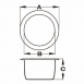 1-Cup Recessed Drink Holders