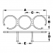 3-Cup Drink Holders, Deck Mount
