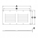 Vents, Square Louvered