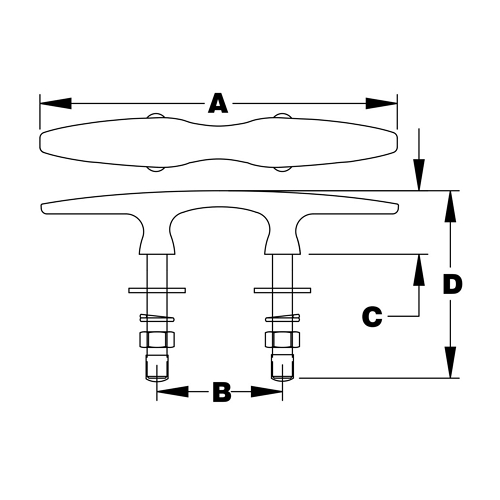 Spruce Cleats, Stud Mount 2