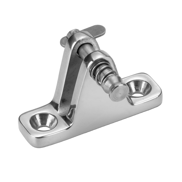 Straight Base Deck Hinges, Removable Pin