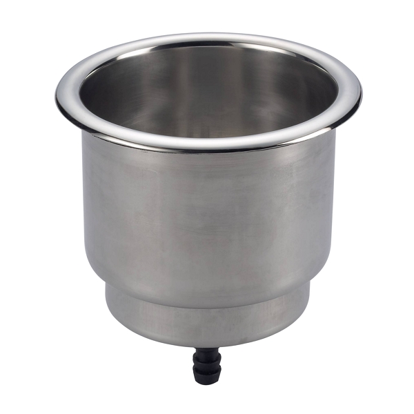 1-Cup Recessed Drink Holders, with Drain